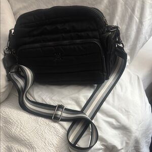 Stylish Black Men's Bag with Adjustable Strap